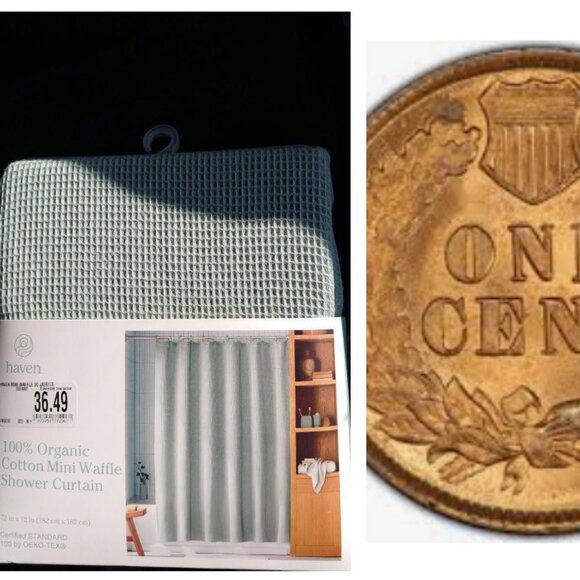 1 cent special offer shower curtain sale